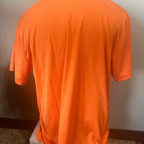 Under Armour HeatGear Mens XXL Orange Short Sleeve Polo - Picture 4 of 5